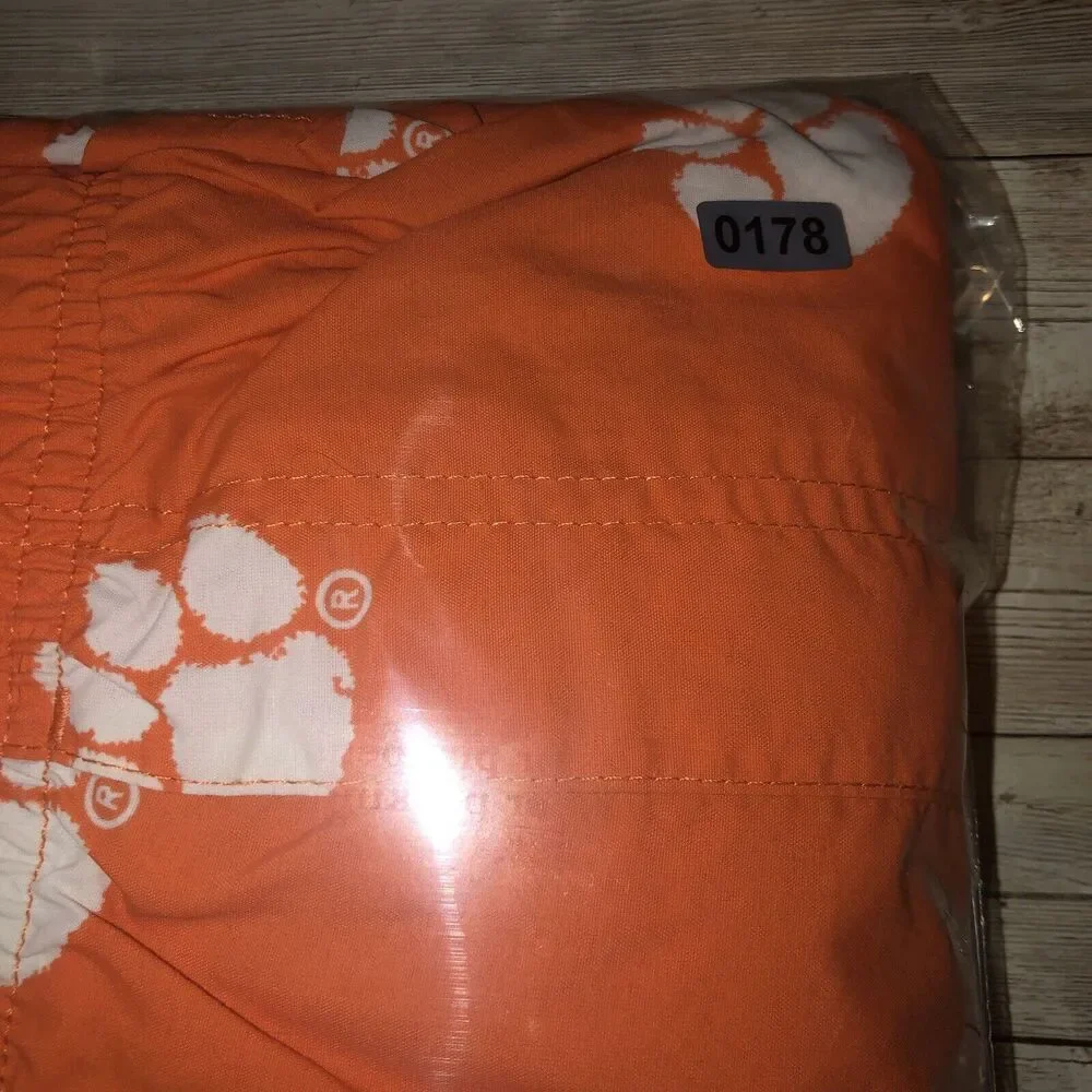 Columbia PFG Clemson Tigers Shorts Mens XL Swim Trunks Board Orange Football